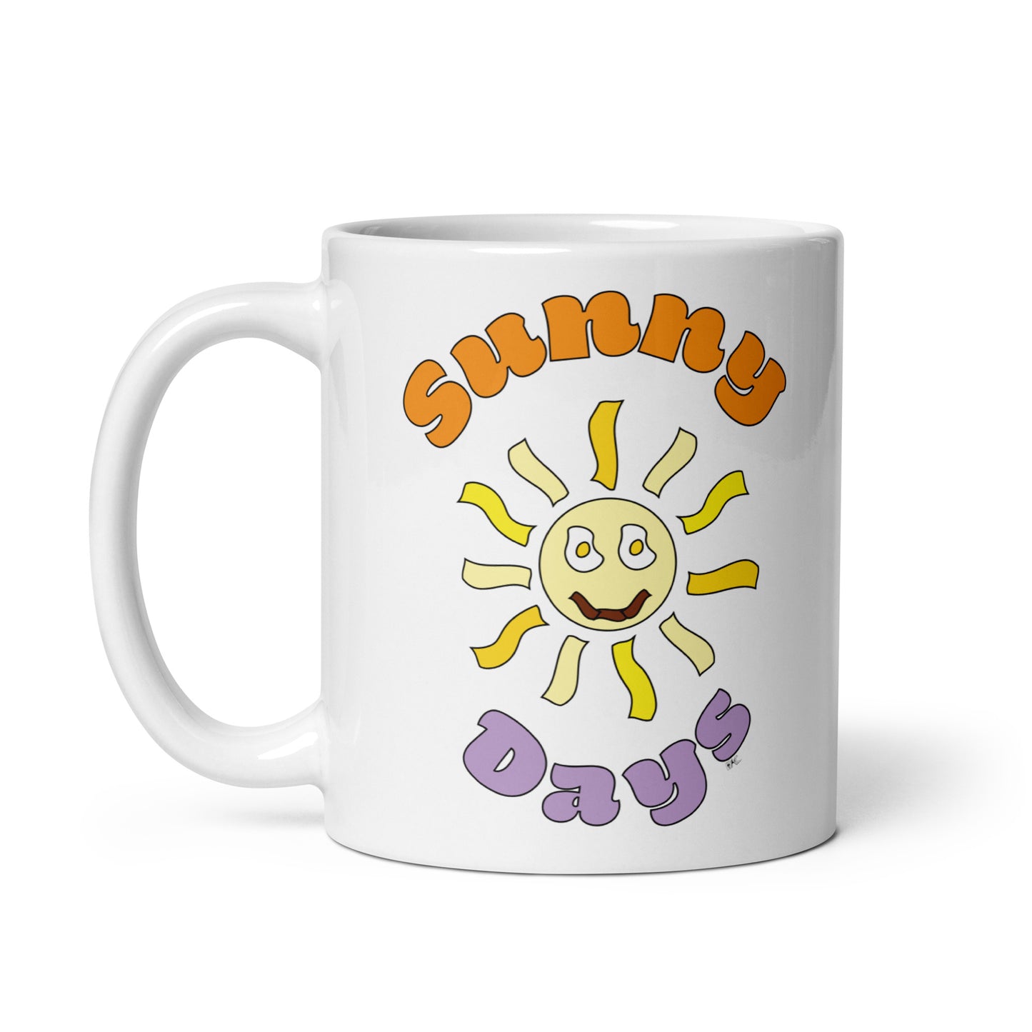 Retro Sunny Days - Glossy Mug