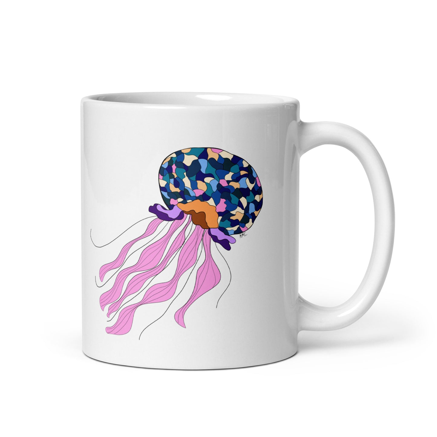 Oceania Patch Jellyfish - Glossy Mug