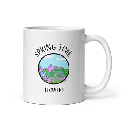 Spring Time Flowers - Glossy Mug