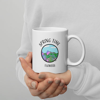 Spring Time Flowers - Glossy Mug