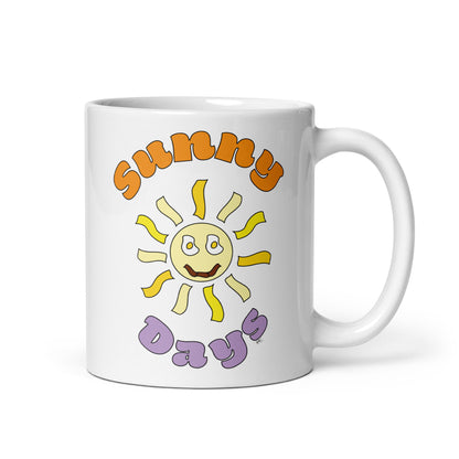 Retro Sunny Days - Glossy Mug