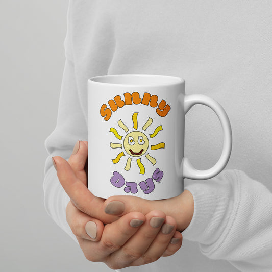Retro Sunny Days - Glossy Mug