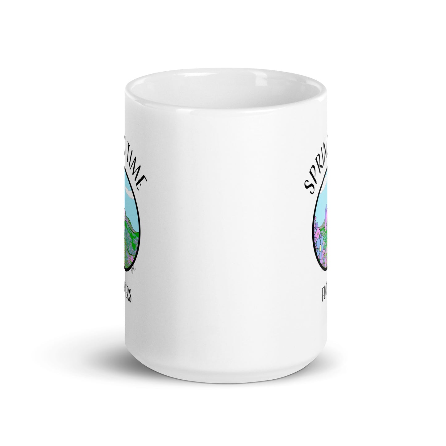 Spring Time Flowers - Glossy Mug