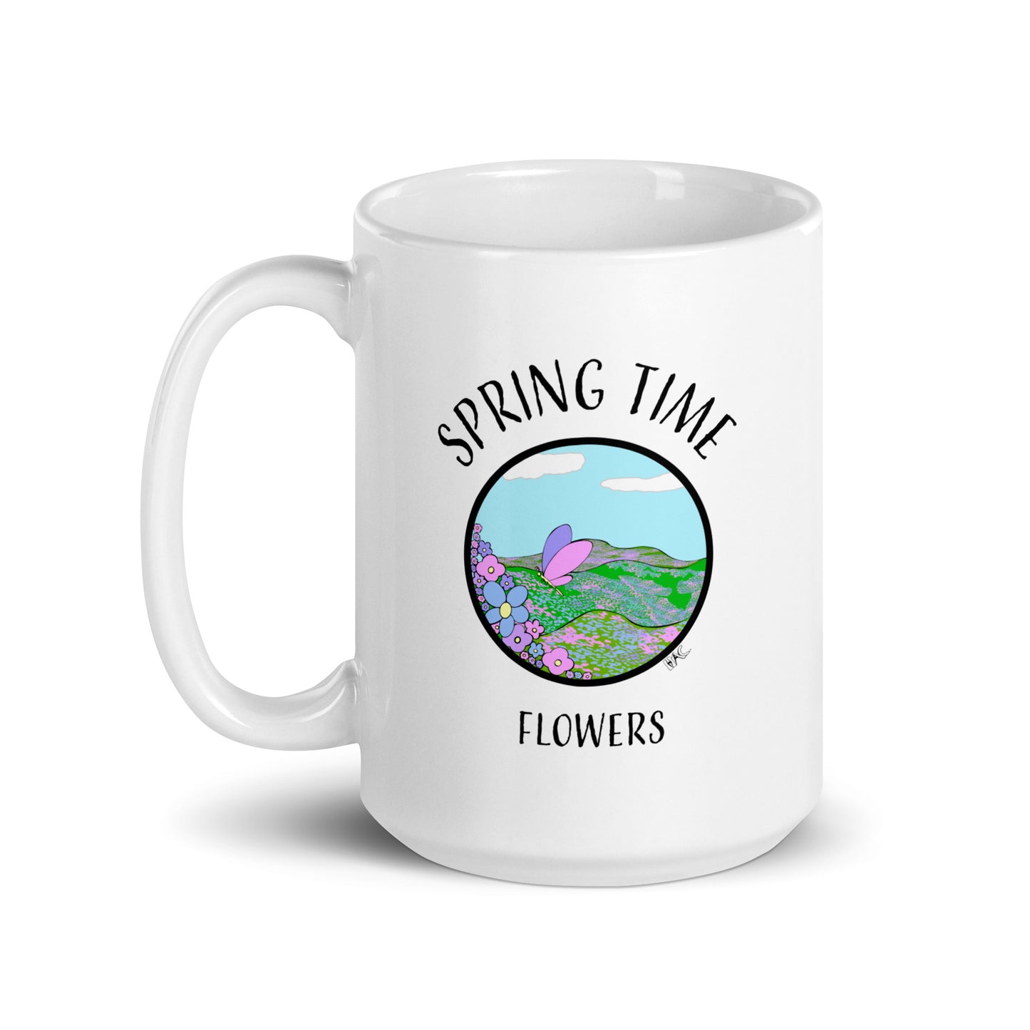 Spring Time Flowers - Glossy Mug