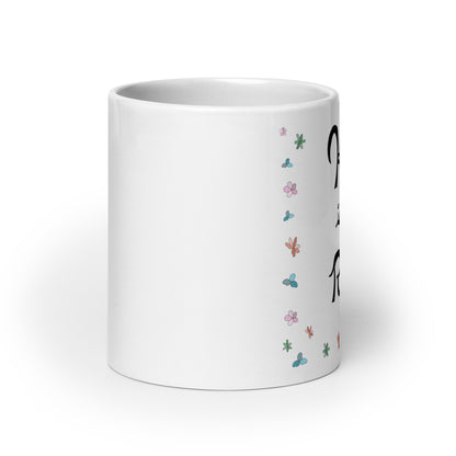 He is Risen (Flowered) - Glossy Mug