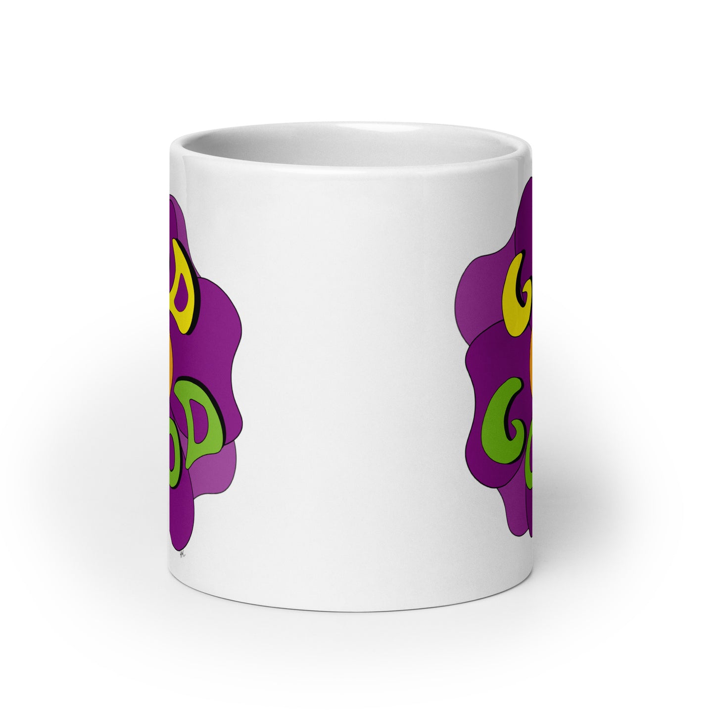 God is Good (Flower) - Glossy Mug