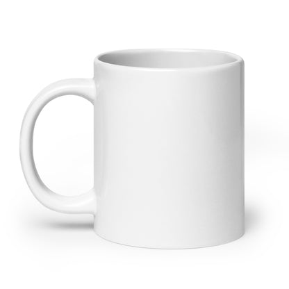 Turquoise Mermaid Head - Glossy Mug