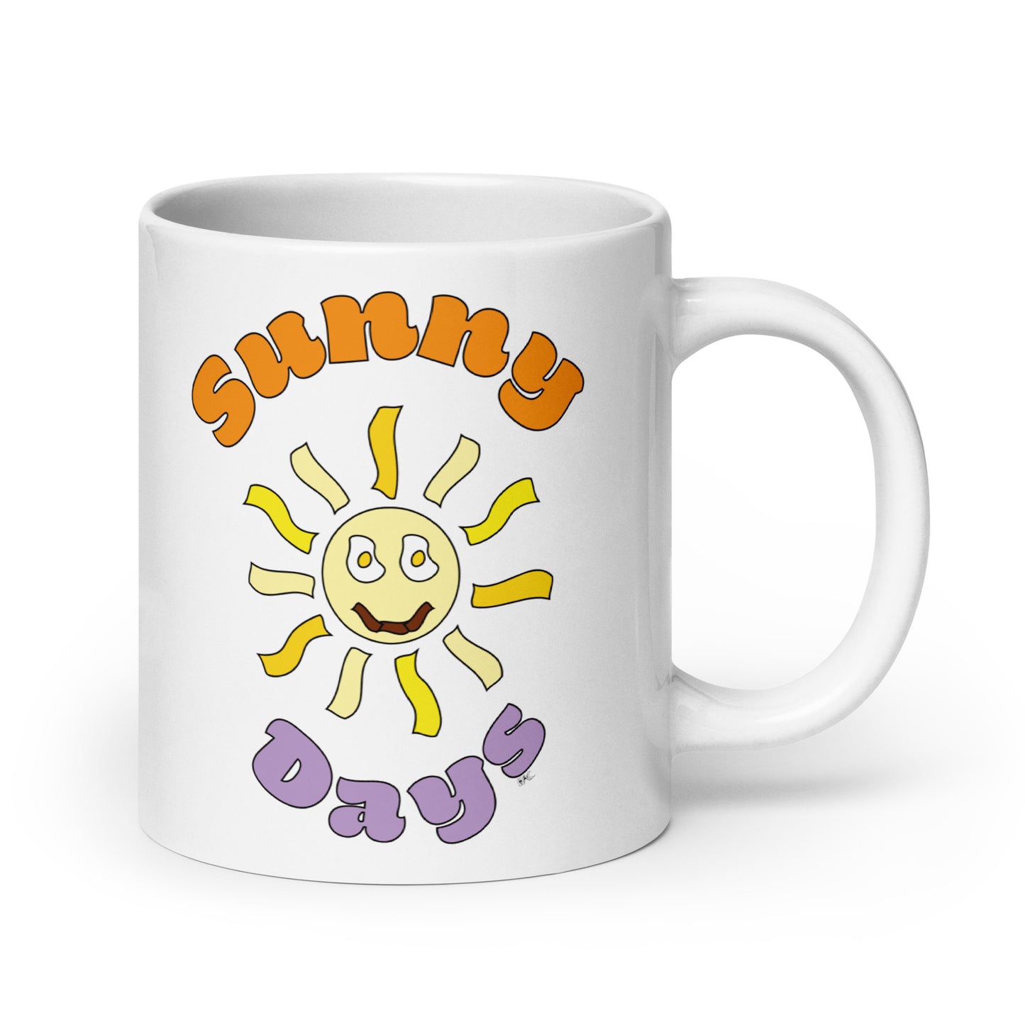 Retro Sunny Days - Glossy Mug