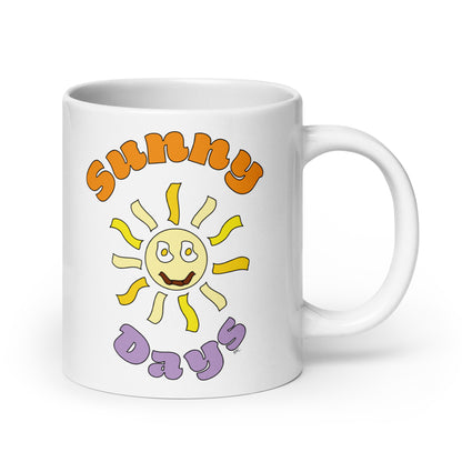 Retro Sunny Days - Glossy Mug