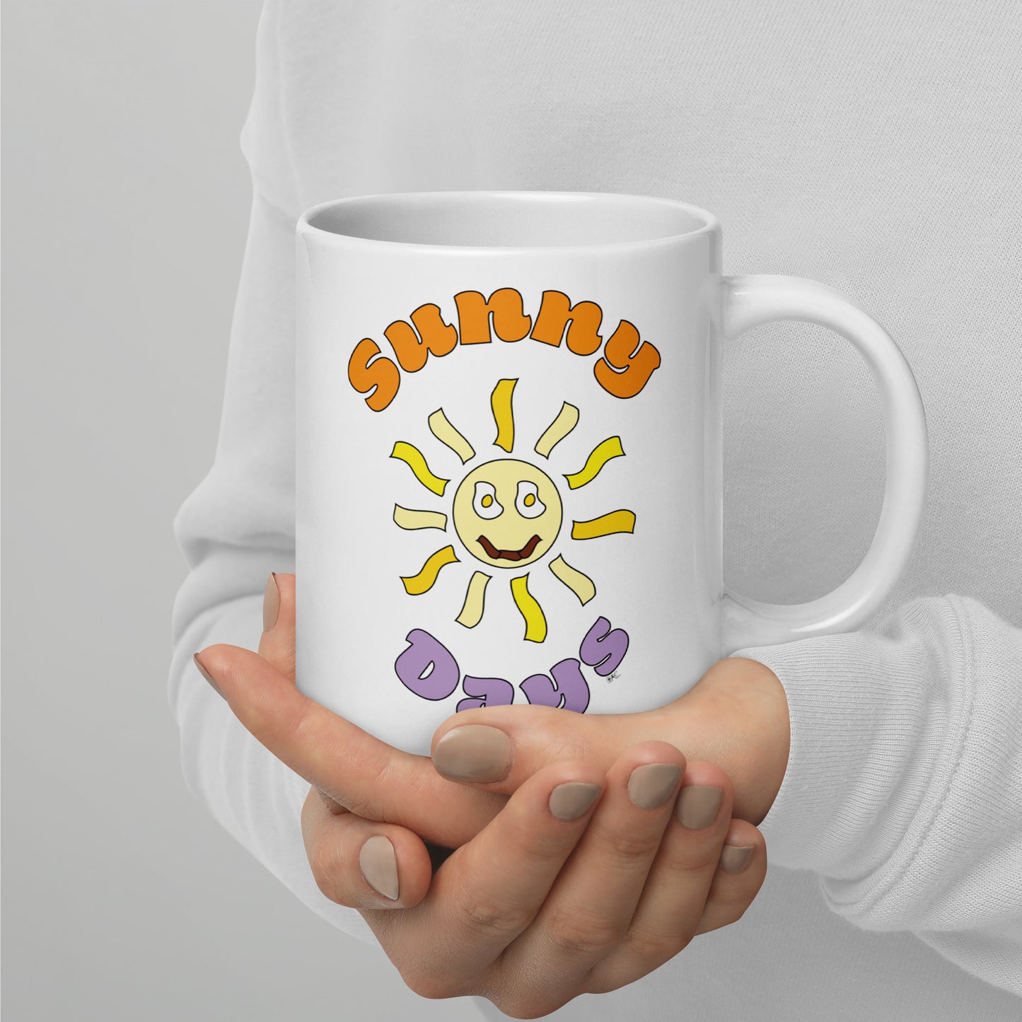 Retro Sunny Days - Glossy Mug