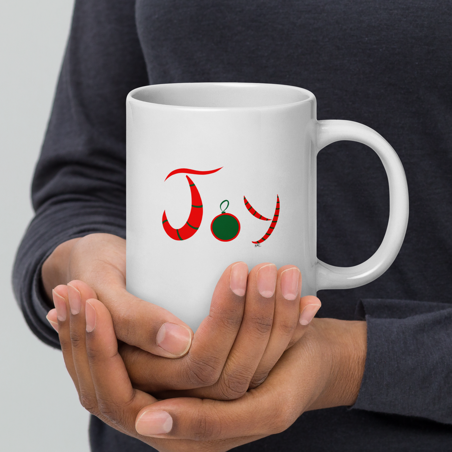 Striped Joy Christmas - Mug