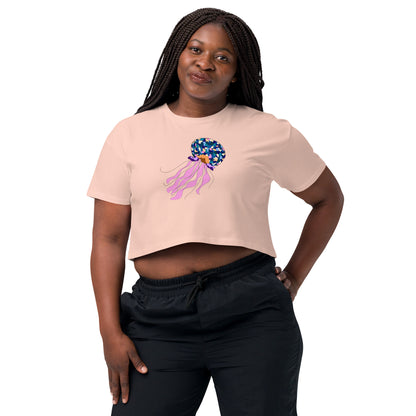 Oceania Patch Jellyfish - Crop Top