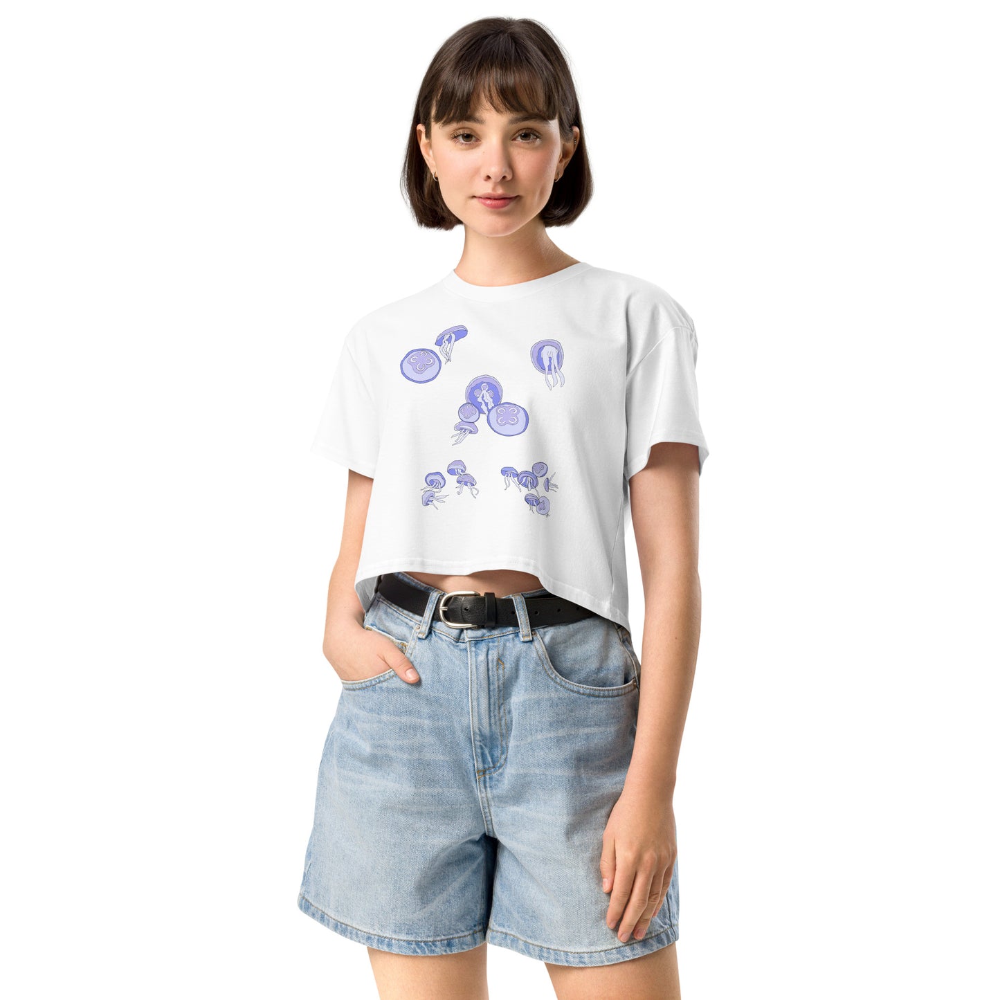 Moon Jellyfish - Crop Top